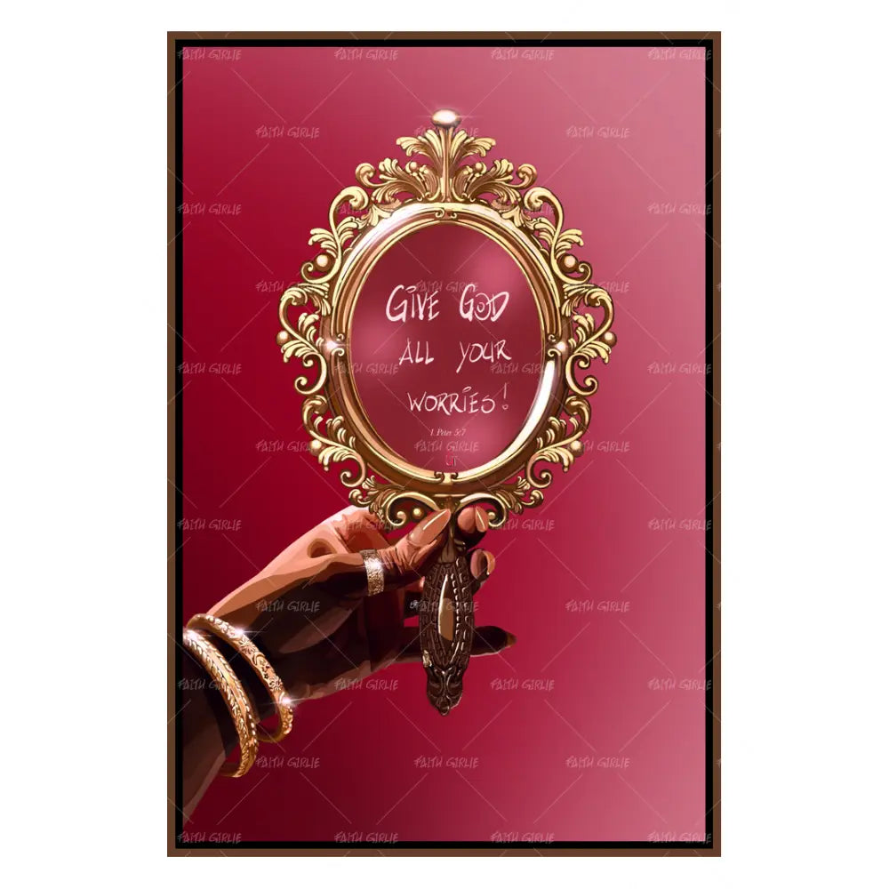 1 Peter 5:7- Bible verse wall art and Christian wall art by Faith Girlie featuring faith-inspired designs, uplifting Scripture, and modern Christian home decor. Perfect for Christian living room decor, bedroom decor, office decor, prayer room decor, and meaningful Christian gifts for women and families.-Faith Girlie