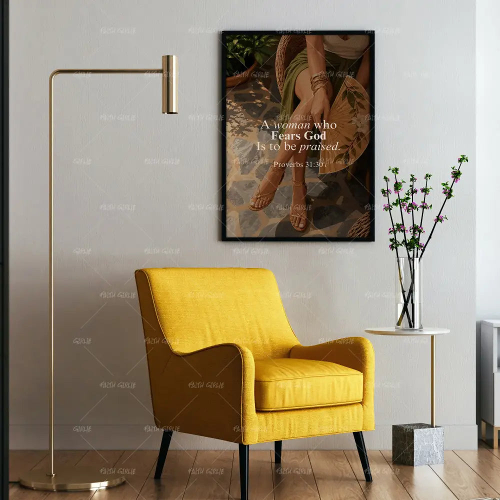 A Woman Who Fears - Wall Art