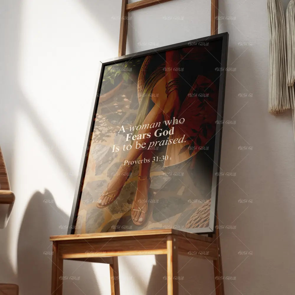 A Woman Who Fears - Wall Art
