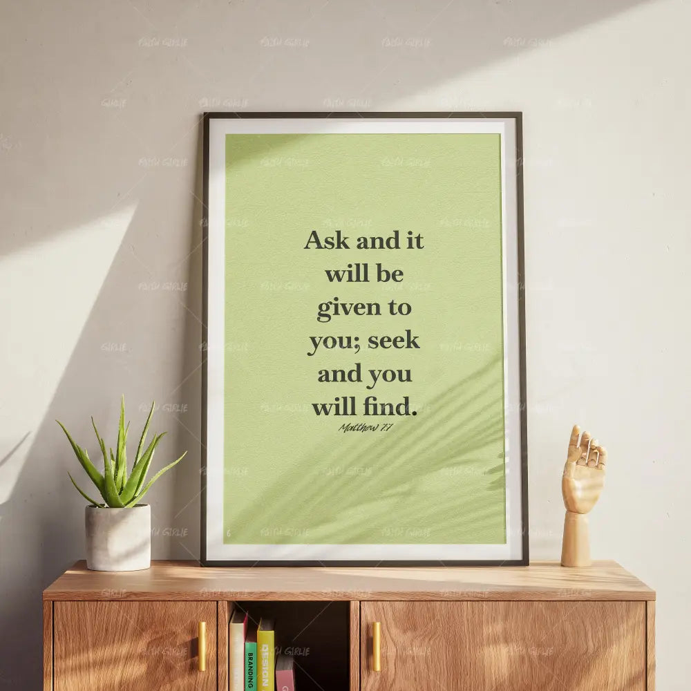 Ask and Seek - Wall Art