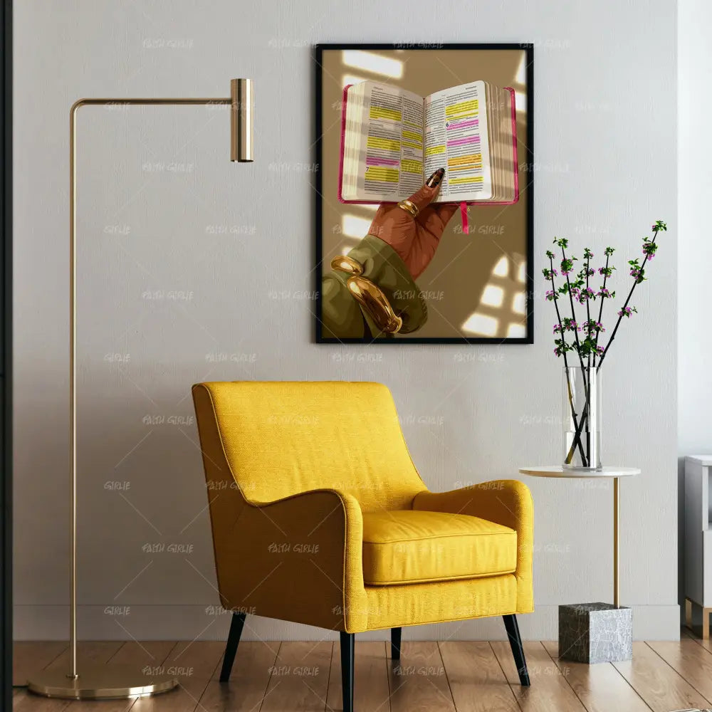 Bible Highlights- Bible verse wall art and Christian wall art by Faith Girlie featuring faith-inspired designs, uplifting Scripture, and modern Christian home decor. Perfect for Christian living room decor, bedroom decor, office decor, prayer room decor, and meaningful Christian gifts for women and families.-Faith Girlie