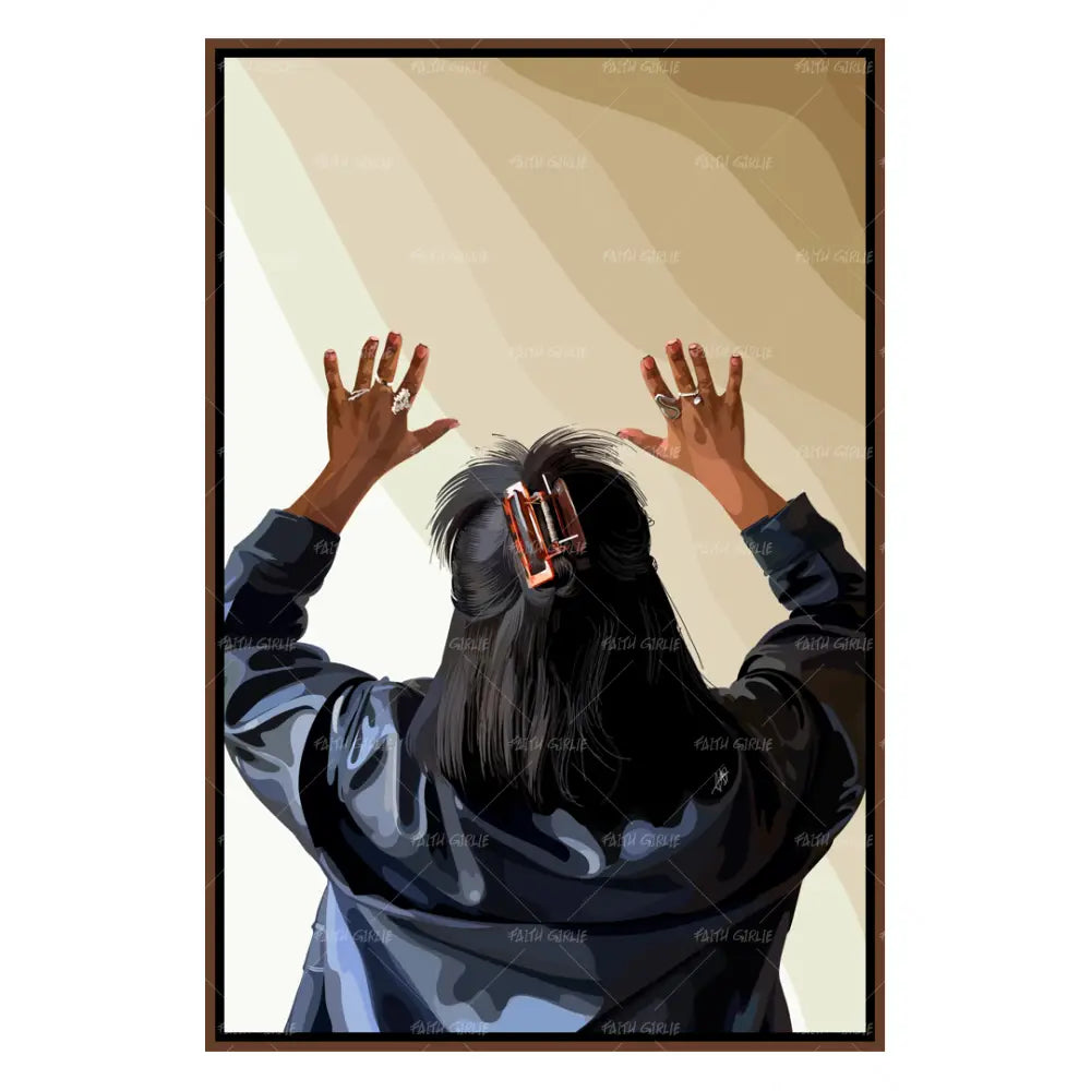 But God!- Bible verse wall art and Christian wall art by Faith Girlie featuring faith-inspired designs, uplifting Scripture, and modern Christian home decor. Perfect for Christian living room decor, bedroom decor, office decor, prayer room decor, and meaningful Christian gifts for women and families.-Faith Girlie