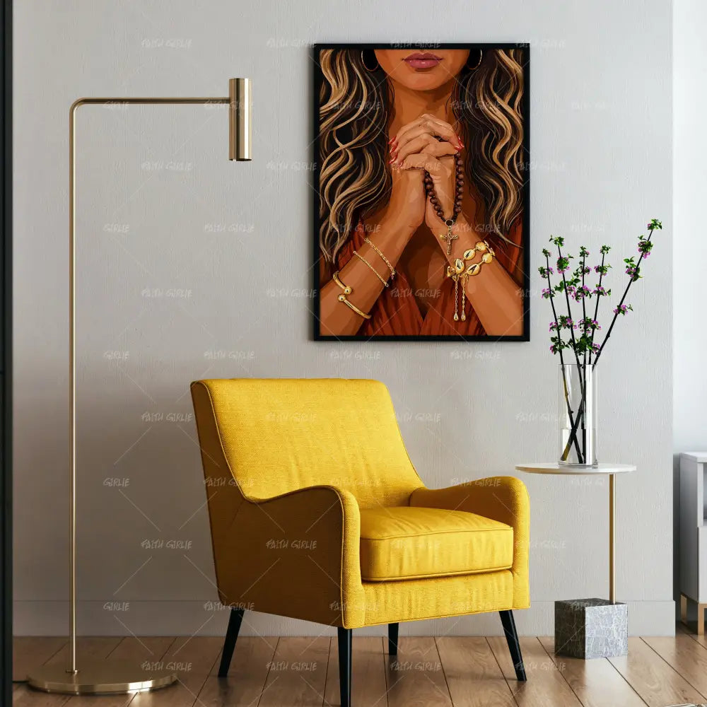 Clasp of Faith- Bible verse wall art and Christian wall art by Faith Girlie featuring faith-inspired designs, uplifting Scripture, and modern Christian home decor. Perfect for Christian living room decor, bedroom decor, office decor, prayer room decor, and meaningful Christian gifts for women and families.-Faith Girlie