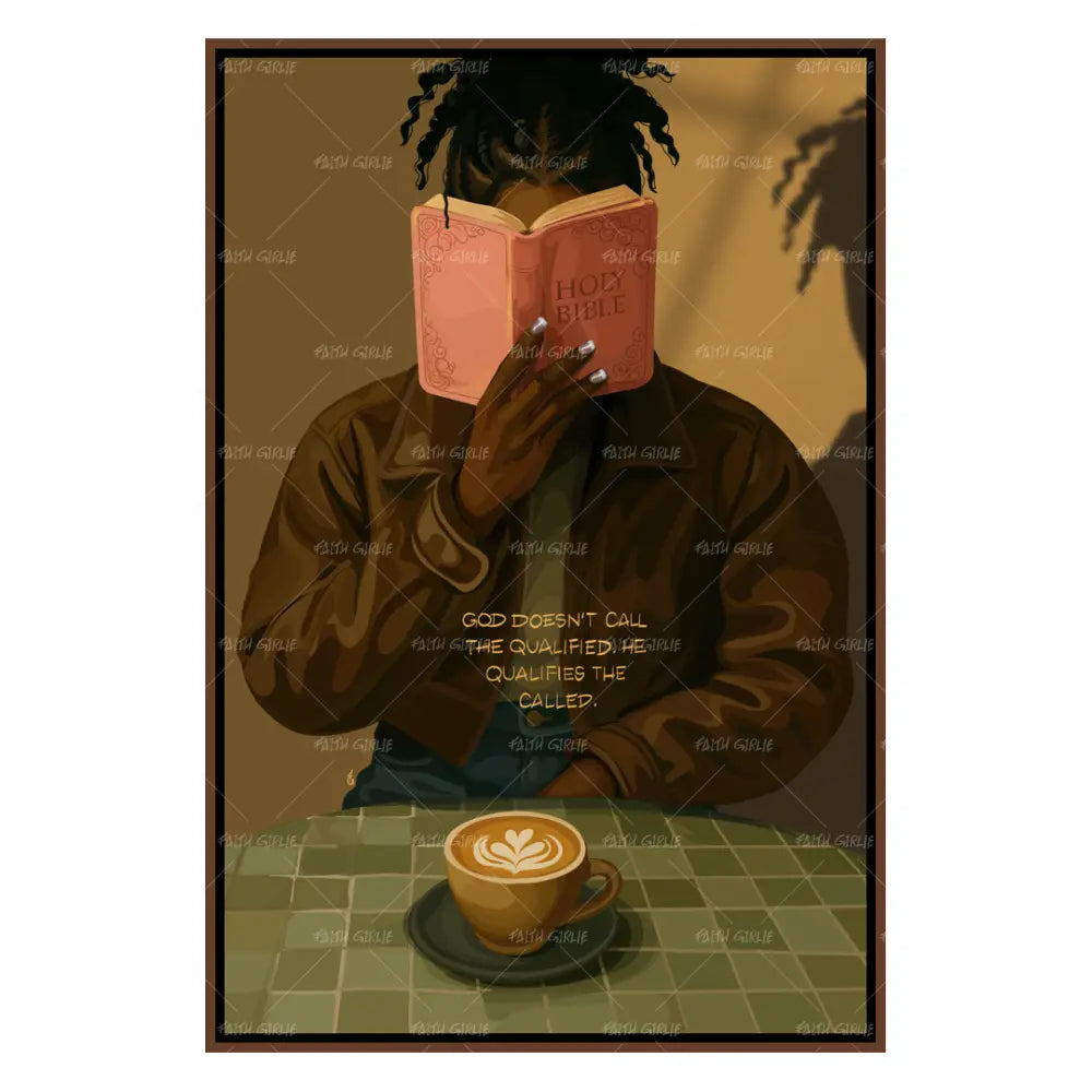 Coffee & Christ-wall art print featuring decorative artistic design suitable for living rooms, offices, and schools by Faith Girlie. Elevate your space with faith-inspired wall art designed to bring peace, purpose, and beauty into your home. At Faith Girlie, each piece is thoughtfully created to inspire reflection, strengthen faith, and celebrate a life grounded in God’s word.