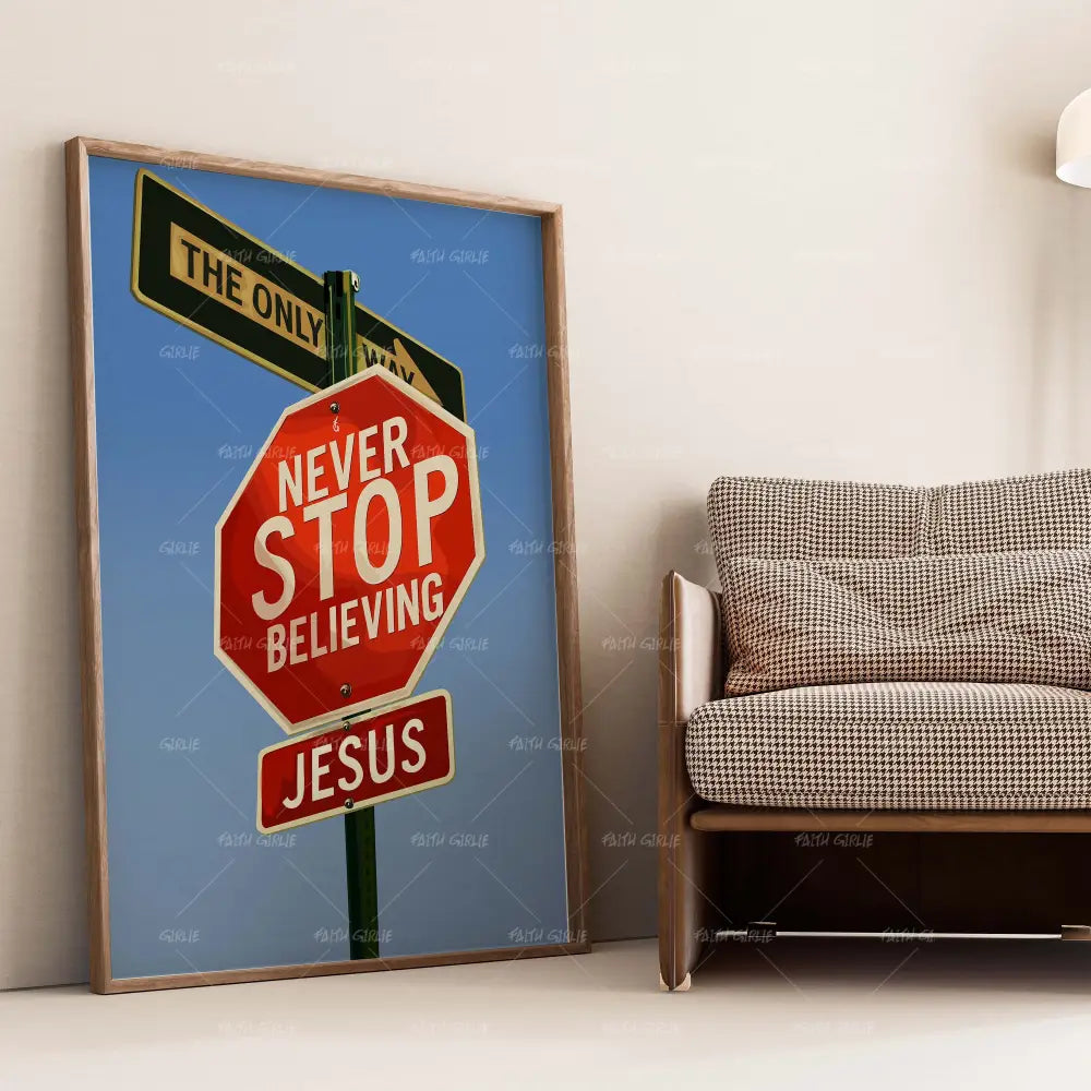 Crossroad Of Faith-wall art print featuring decorative artistic design suitable for living rooms, offices, and schools by Faith Girlie. Elevate your space with faith-inspired wall art designed to bring peace, purpose, and beauty into your home. At Faith Girlie, each piece is thoughtfully created to inspire reflection, strengthen faith, and celebrate a life grounded in God’s word.