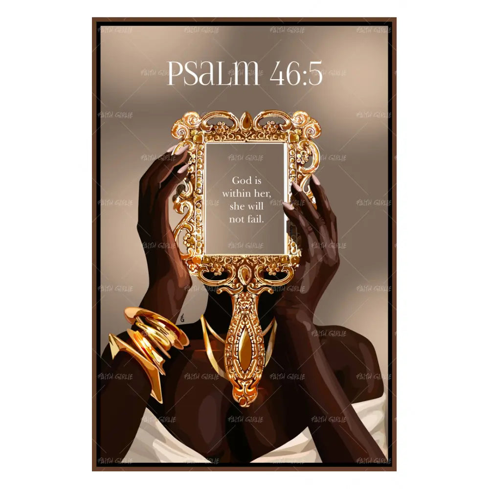 Dark Psalm 46:5 - Wall Art