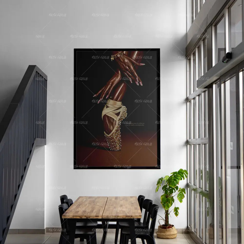 Delicate But Divine-wall art print featuring decorative artistic design suitable for living rooms, offices, and schools by Faith Girlie. Elevate your space with faith-inspired wall art designed to bring peace, purpose, and beauty into your home. At Faith Girlie, each piece is thoughtfully created to inspire reflection, strengthen faith, and celebrate a life grounded in God’s word.