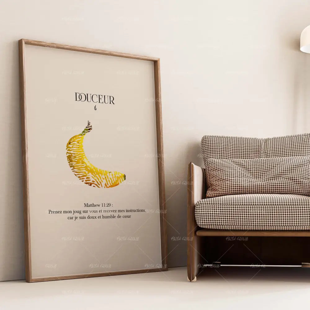 Douceur- Bible verse wall art and Christian wall art by Faith Girlie featuring faith-inspired designs, uplifting Scripture, and modern Christian home decor. Perfect for Christian living room decor, bedroom decor, office decor, prayer room decor, and meaningful Christian gifts for women and families.-Faith Girlie