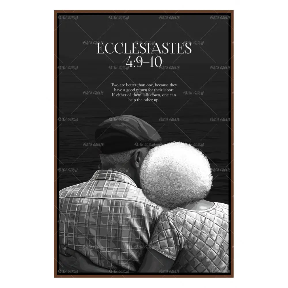 Ecclesiastes 4:9-10-wall art print featuring decorative artistic design suitable for living rooms, offices, and schools by Faith Girlie. Elevate your space with faith-inspired wall art designed to bring peace, purpose, and beauty into your home. At Faith Girlie, each piece is thoughtfully created to inspire reflection, strengthen faith, and celebrate a life grounded in God’s word.