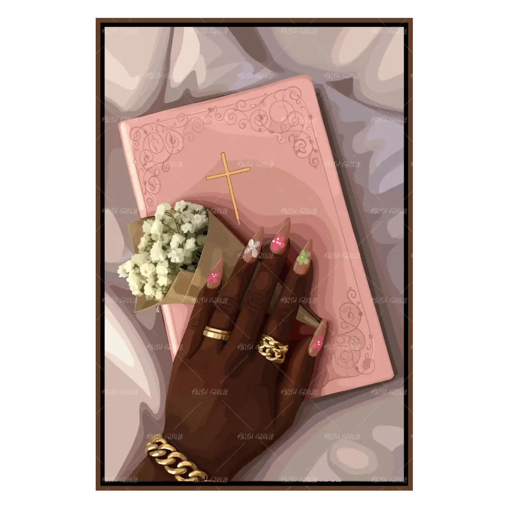 Faith in Hand-wall art print featuring decorative artistic design suitable for living rooms, offices, and schools by Faith Girlie. Elevate your space with faith-inspired wall art designed to bring peace, purpose, and beauty into your home. At Faith Girlie, each piece is thoughtfully created to inspire reflection, strengthen faith, and celebrate a life grounded in God’s word.