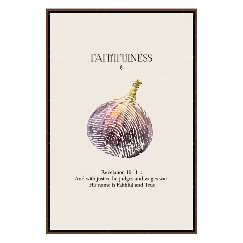 Faithfulness-wall art print featuring decorative artistic design suitable for living rooms, offices, and schools by Faith Girlie. Elevate your space with faith-inspired wall art designed to bring peace, purpose, and beauty into your home. At Faith Girlie, each piece is thoughtfully created to inspire reflection, strengthen faith, and celebrate a life grounded in Godās word.