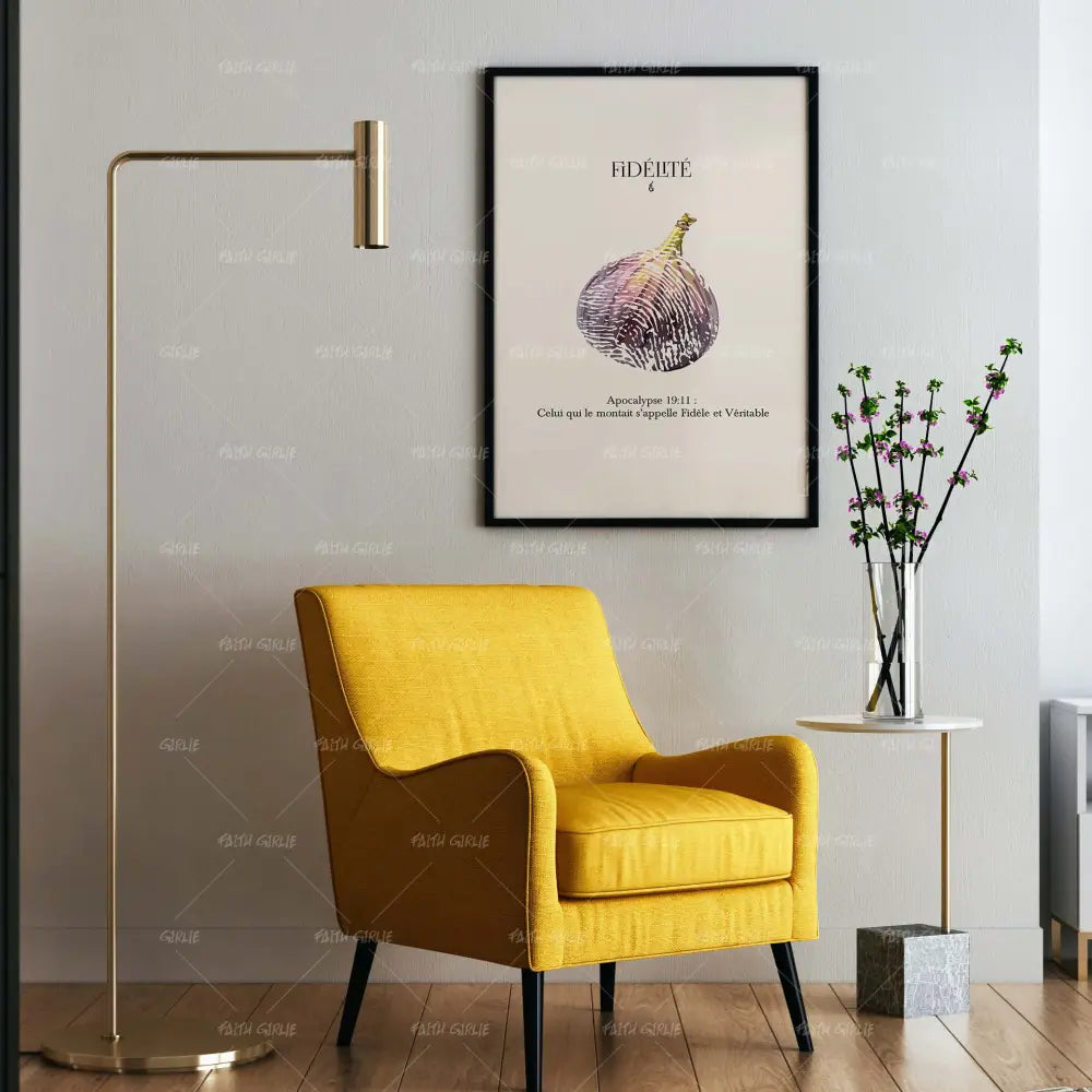 Fidelite-wall art print featuring decorative artistic design suitable for living rooms, offices, and schools by Faith Girlie. Elevate your space with faith-inspired wall art designed to bring peace, purpose, and beauty into your home. At Faith Girlie, each piece is thoughtfully created to inspire reflection, strengthen faith, and celebrate a life grounded in God’s word.