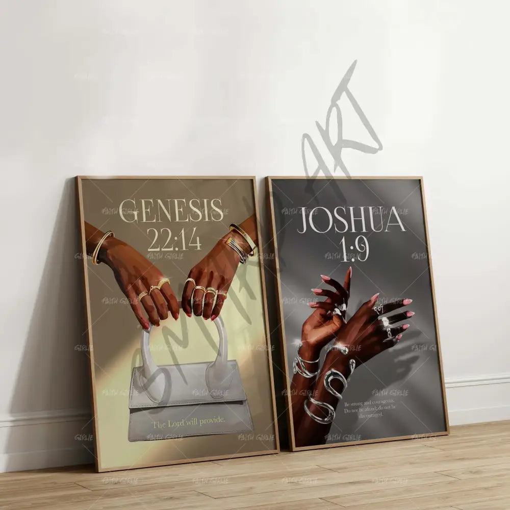Genesis 22:14- Bible verse wall art and Christian wall art by Faith Girlie featuring faith-inspired designs, uplifting Scripture, and modern Christian home decor. Perfect for Christian living room decor, bedroom decor, office decor, prayer room decor, and meaningful Christian gifts for women and families.-Faith Girlie