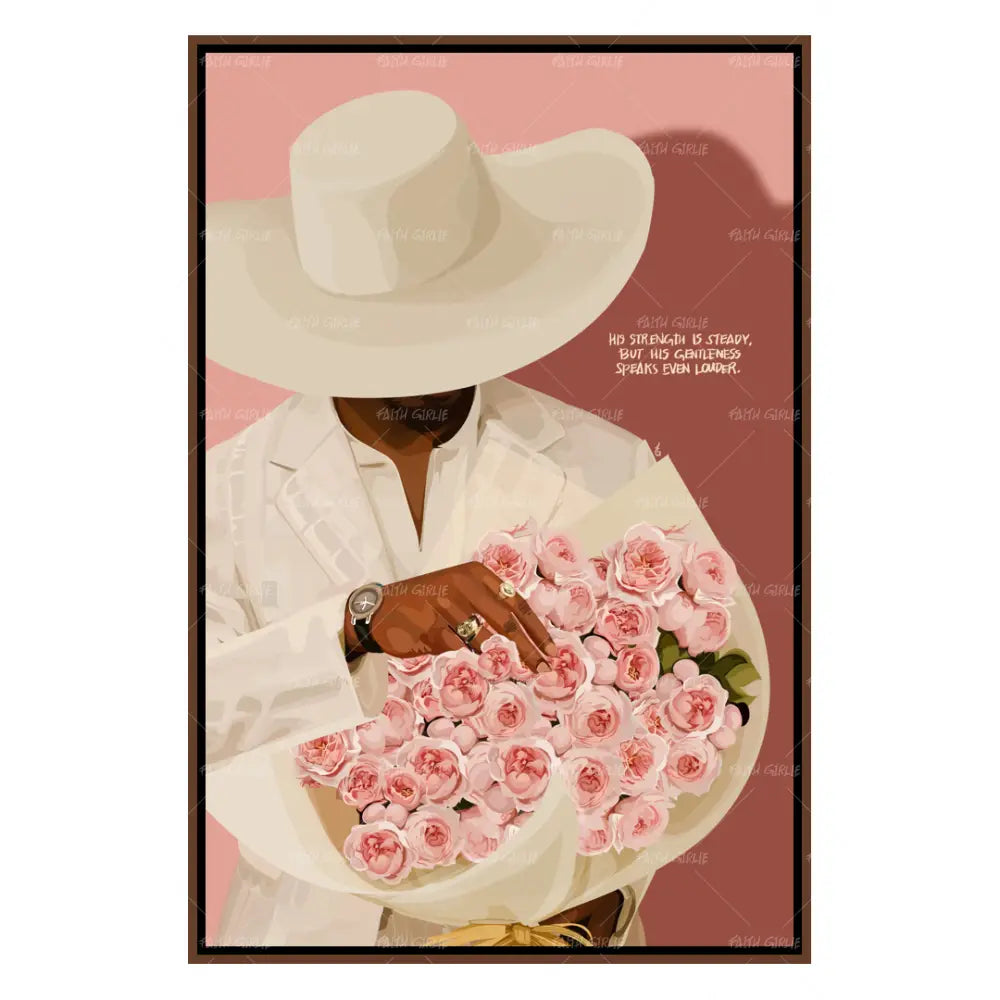 Gentle Strength-wall art print featuring decorative artistic design suitable for living rooms, offices, and schools by Faith Girlie. Elevate your space with faith-inspired wall art designed to bring peace, purpose, and beauty into your home. At Faith Girlie, each piece is thoughtfully created to inspire reflection, strengthen faith, and celebrate a life grounded in Godās word.