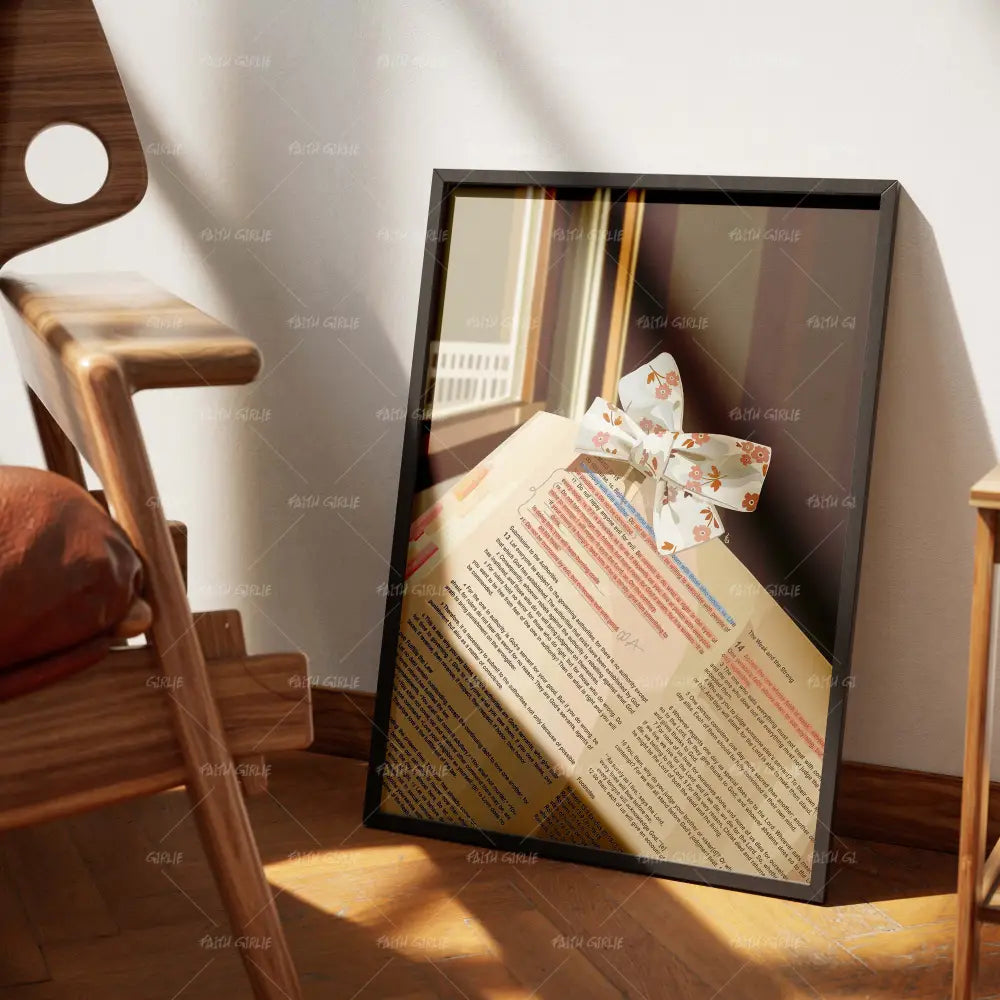 Gift of Grace-wall art print featuring decorative artistic design suitable for living rooms, offices, and schools by Faith Girlie. Elevate your space with faith-inspired wall art designed to bring peace, purpose, and beauty into your home. At Faith Girlie, each piece is thoughtfully created to inspire reflection, strengthen faith, and celebrate a life grounded in God’s word.