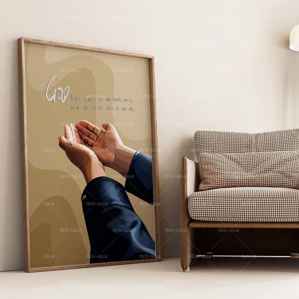 Give and Receive- Bible verse wall art and Christian wall art by Faith Girlie featuring faith-inspired designs, uplifting Scripture, and modern Christian home decor. Perfect for Christian living room decor, bedroom decor, office decor, prayer room decor, and meaningful Christian gifts for women and families.-Faith Girlie