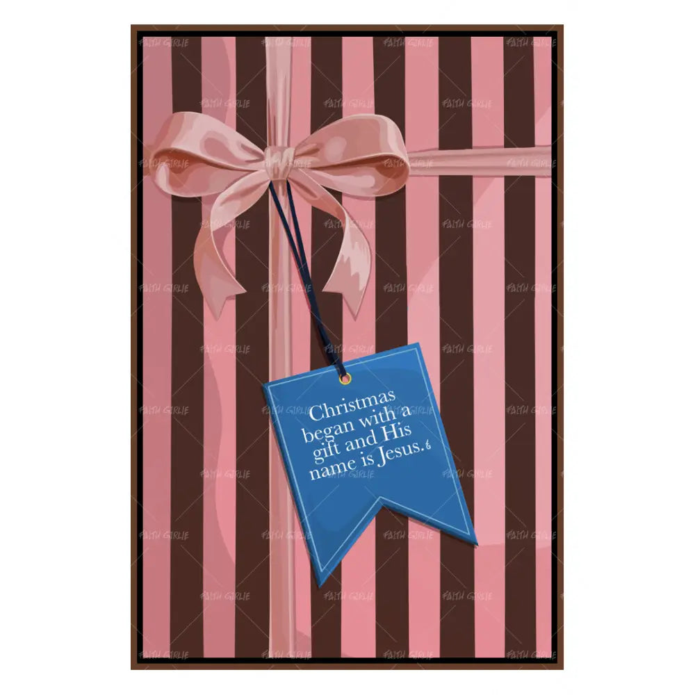 Heaven Sent- Bible verse wall art and Christian wall art by Faith Girlie featuring faith-inspired designs, uplifting Scripture, and modern Christian home decor. Perfect for Christian living room decor, bedroom decor, office decor, prayer room decor, and meaningful Christian gifts for women and families.-Faith Girlie