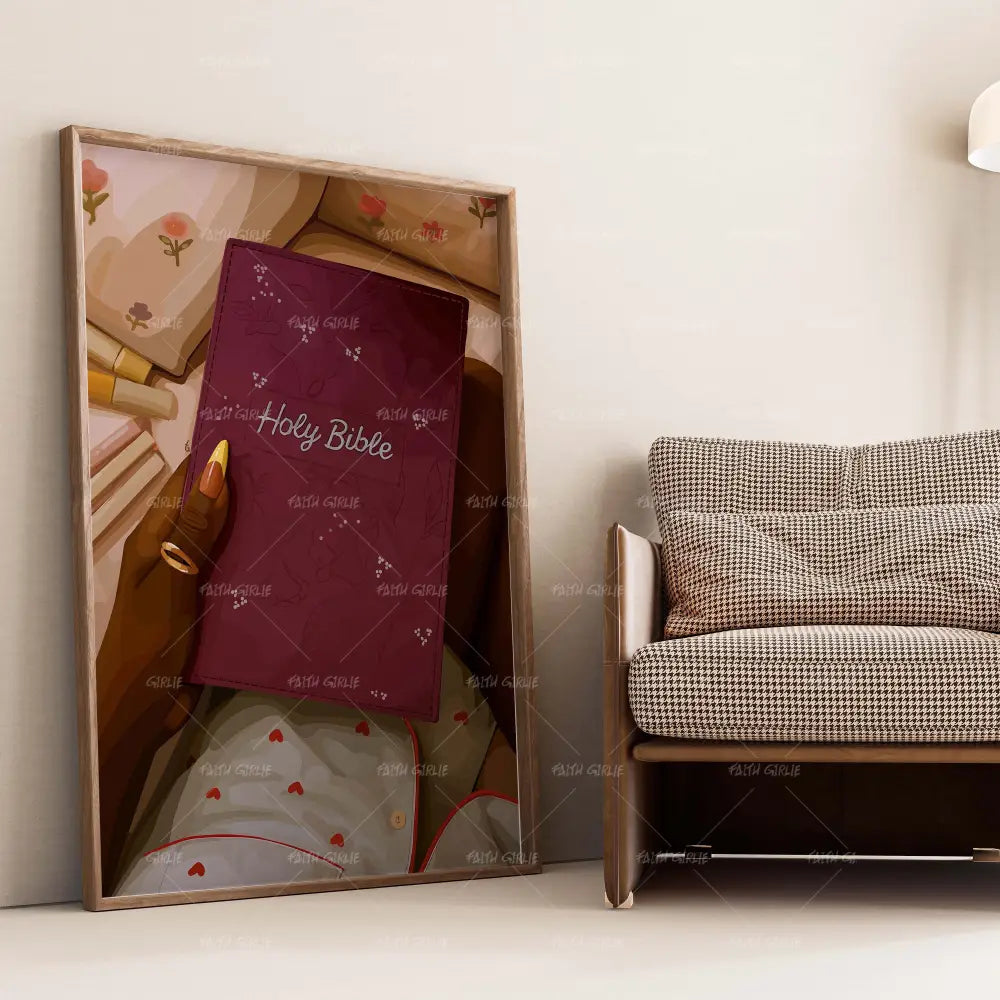 His Word-wall art print featuring decorative artistic design suitable for living rooms, offices, and schools by Faith Girlie. Elevate your space with faith-inspired wall art designed to bring peace, purpose, and beauty into your home. At Faith Girlie, each piece is thoughtfully created to inspire reflection, strengthen faith, and celebrate a life grounded in God’s word.