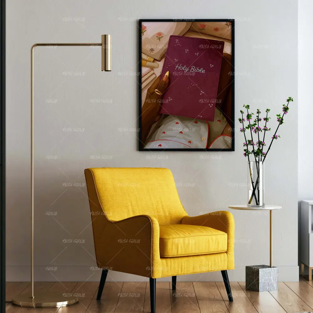 His Word-wall art print featuring decorative artistic design suitable for living rooms, offices, and schools by Faith Girlie. Elevate your space with faith-inspired wall art designed to bring peace, purpose, and beauty into your home. At Faith Girlie, each piece is thoughtfully created to inspire reflection, strengthen faith, and celebrate a life grounded in God’s word.