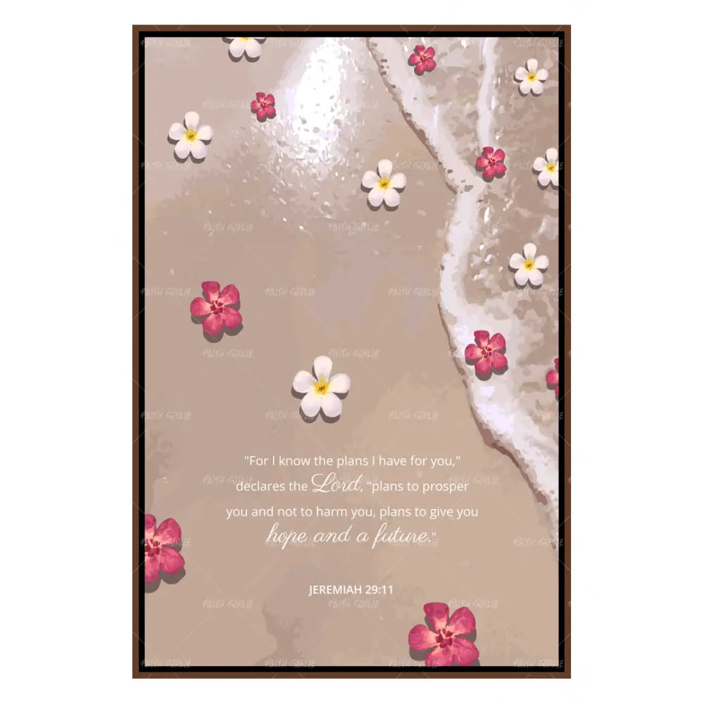 Hope and Future- Bible verse wall art and Christian wall art by Faith Girlie featuring faith-inspired designs, uplifting Scripture, and modern Christian home decor. Perfect for Christian living room decor, bedroom decor, office decor, prayer room decor, and meaningful Christian gifts for women and families.-Faith Girlie