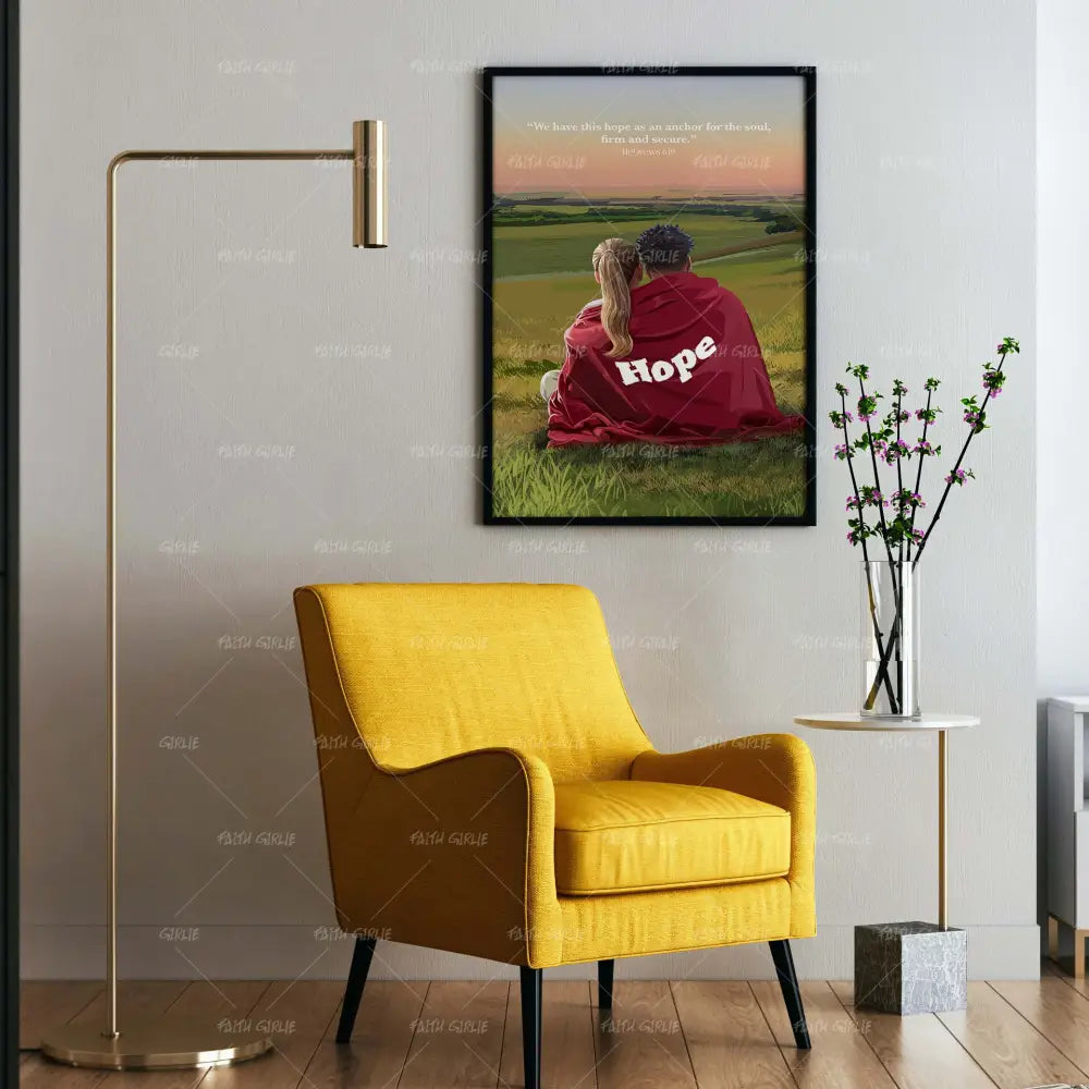 Hope Love Covers- Bible verse wall art and Christian wall art by Faith Girlie featuring faith-inspired designs, uplifting Scripture, and modern Christian home decor. Perfect for Christian living room decor, bedroom decor, office decor, prayer room decor, and meaningful Christian gifts for women and families.-Faith Girlie