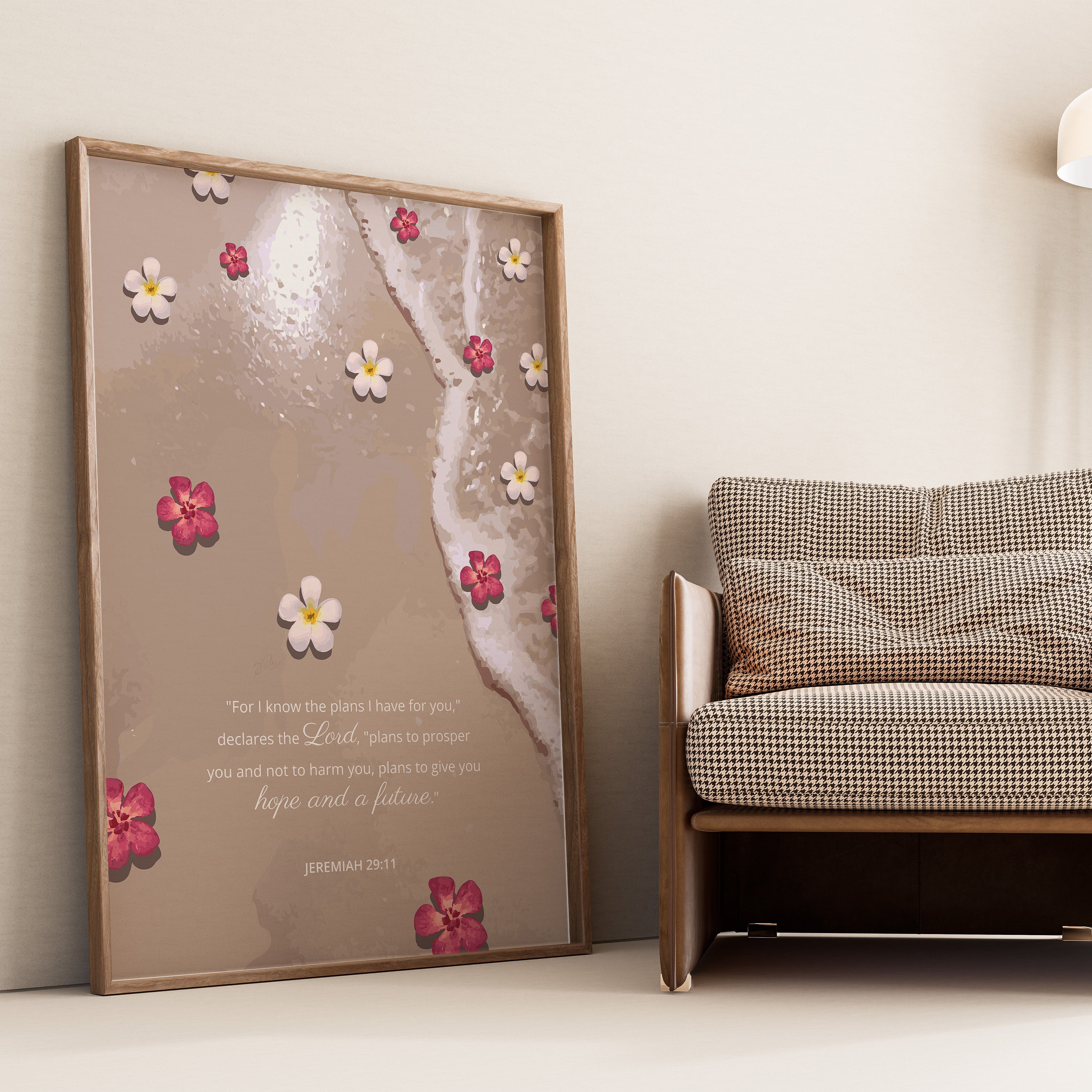 Hope and Future- Bible verse wall art and Christian wall art by Faith Girlie featuring faith-inspired designs, uplifting Scripture, and modern Christian home decor. Perfect for Christian living room decor, bedroom decor, office decor, prayer room decor, and meaningful Christian gifts for women and families.-Faith Girlie
