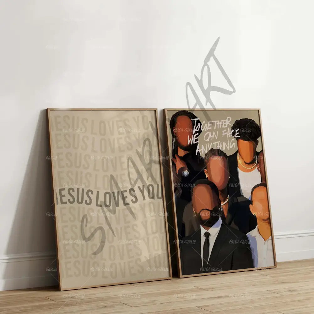 Jesus Loves You-wall art print featuring decorative artistic design suitable for living rooms, offices, and schools by Faith Girlie. Elevate your space with faith-inspired wall art designed to bring peace, purpose, and beauty into your home. At Faith Girlie, each piece is thoughtfully created to inspire reflection, strengthen faith, and celebrate a life grounded in God’s word.