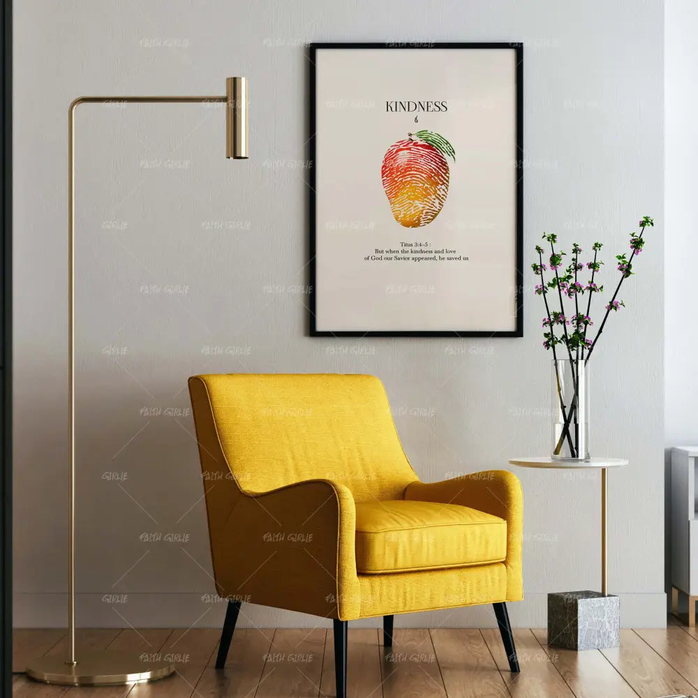Kindness-wall art print featuring decorative artistic design suitable for living rooms, offices, and schools by Faith Girlie. Elevate your space with faith-inspired wall art designed to bring peace, purpose, and beauty into your home. At Faith Girlie, each piece is thoughtfully created to inspire reflection, strengthen faith, and celebrate a life grounded in God’s word.