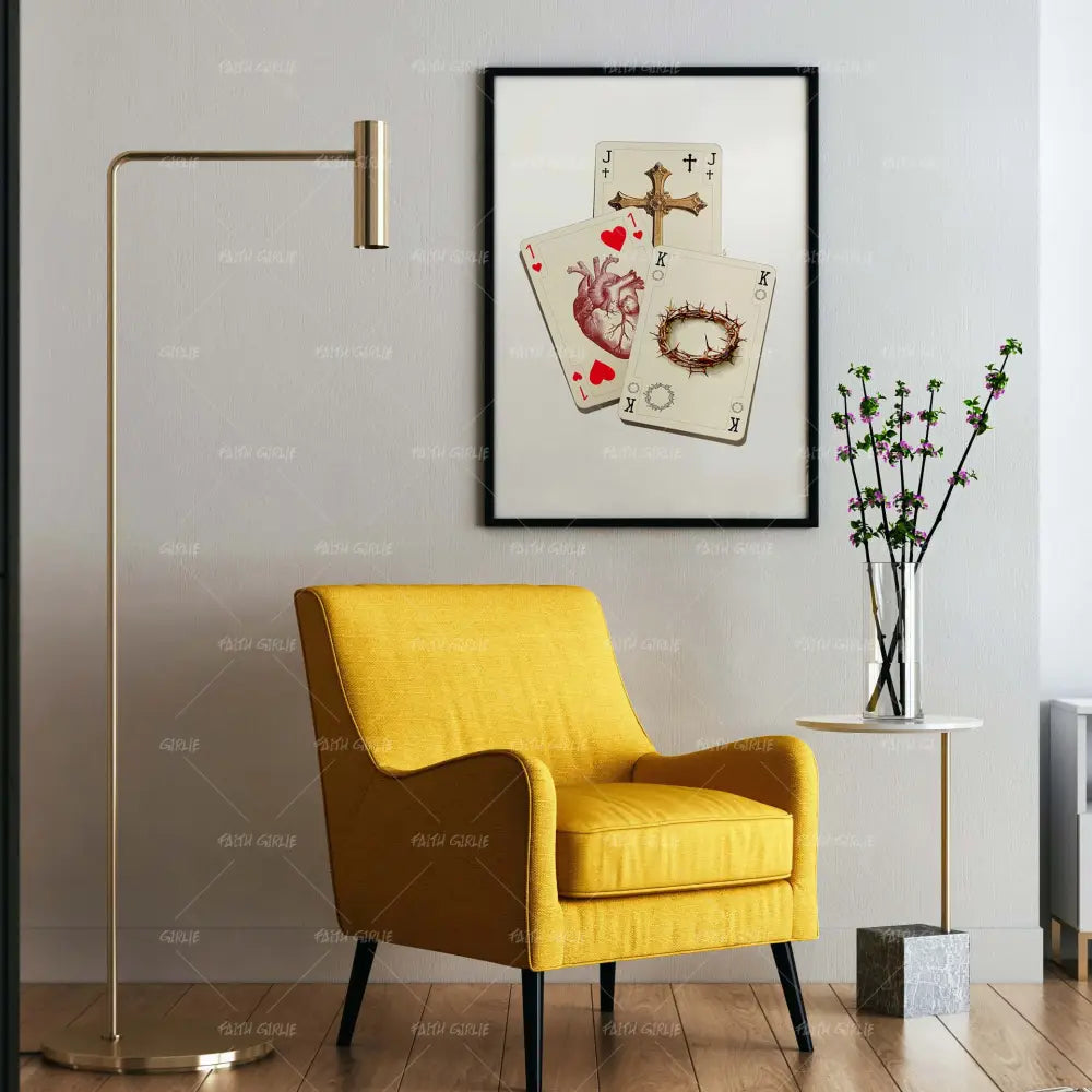Kingdom Cards- Bible verse wall art and Christian wall art by Faith Girlie featuring faith-inspired designs, uplifting Scripture, and modern Christian home decor. Perfect for Christian living room decor, bedroom decor, office decor, prayer room decor, and meaningful Christian gifts for women and families.-Faith Girlie