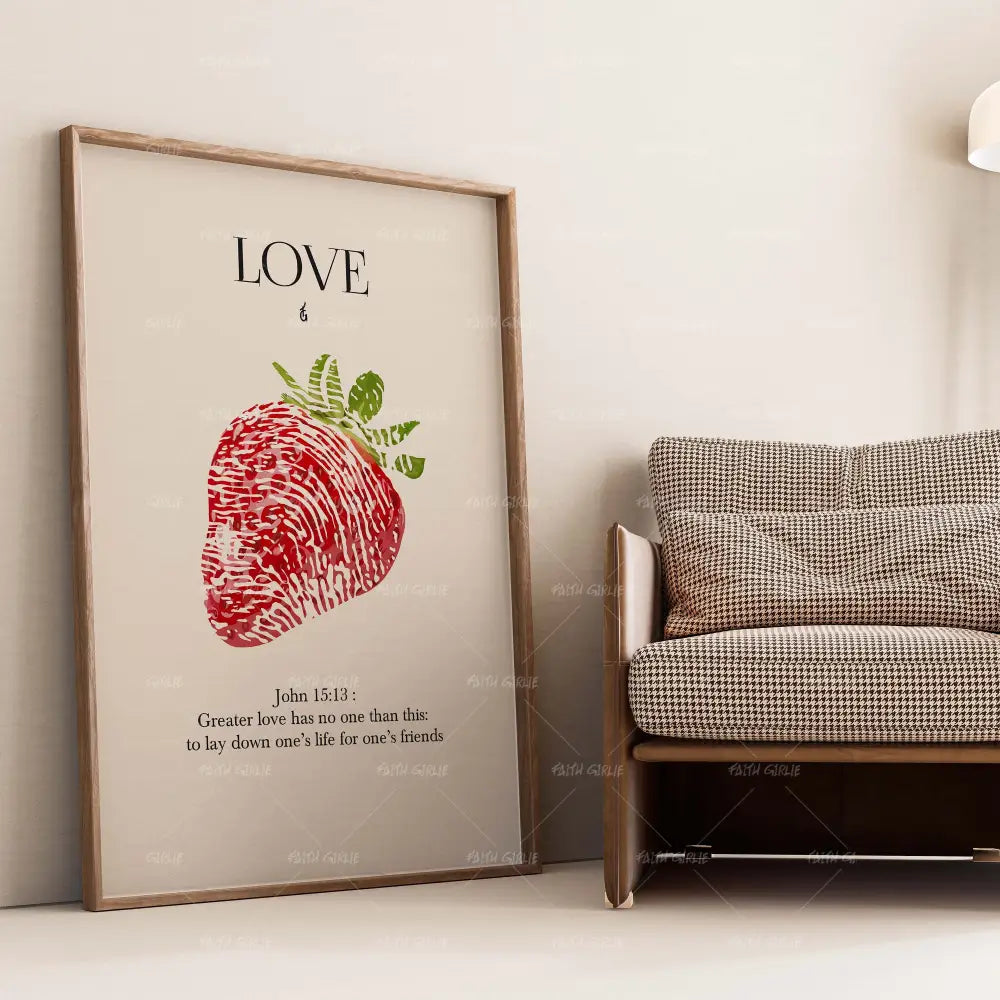 Love-wall art print featuring decorative artistic design suitable for living rooms, offices, and schools by Faith Girlie. Elevate your space with faith-inspired wall art designed to bring peace, purpose, and beauty into your home. At Faith Girlie, each piece is thoughtfully created to inspire reflection, strengthen faith, and celebrate a life grounded in God’s word.