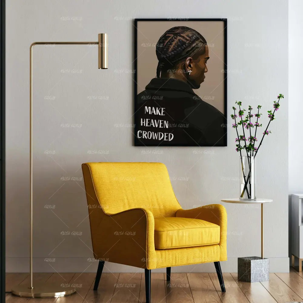 Make Heaven Crowded- Bible verse wall art and Christian wall art by Faith Girlie featuring faith-inspired designs, uplifting Scripture, and modern Christian home decor. Perfect for Christian living room decor, bedroom decor, office decor, prayer room decor, and meaningful Christian gifts for women and families.-Faith Girlie