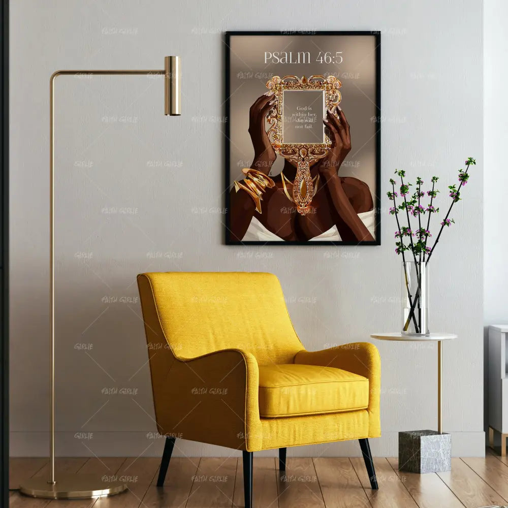 Medium Psalm 46:5 - Wall Art