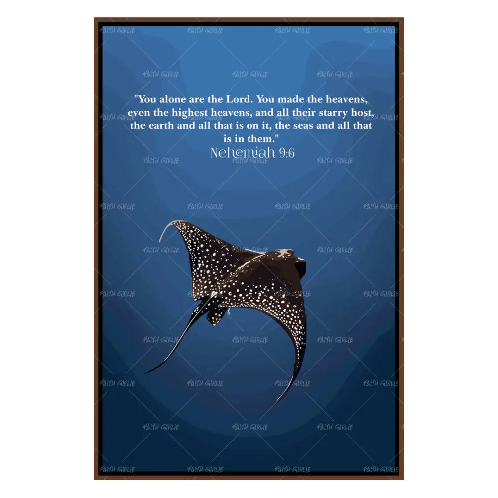 Nehemiah 9:6- Bible verse wall art and Christian wall art by Faith Girlie featuring faith-inspired designs, uplifting Scripture, and modern Christian home decor. Perfect for Christian living room decor, bedroom decor, office decor, prayer room decor, and meaningful Christian gifts for women and families.-Faith Girlie