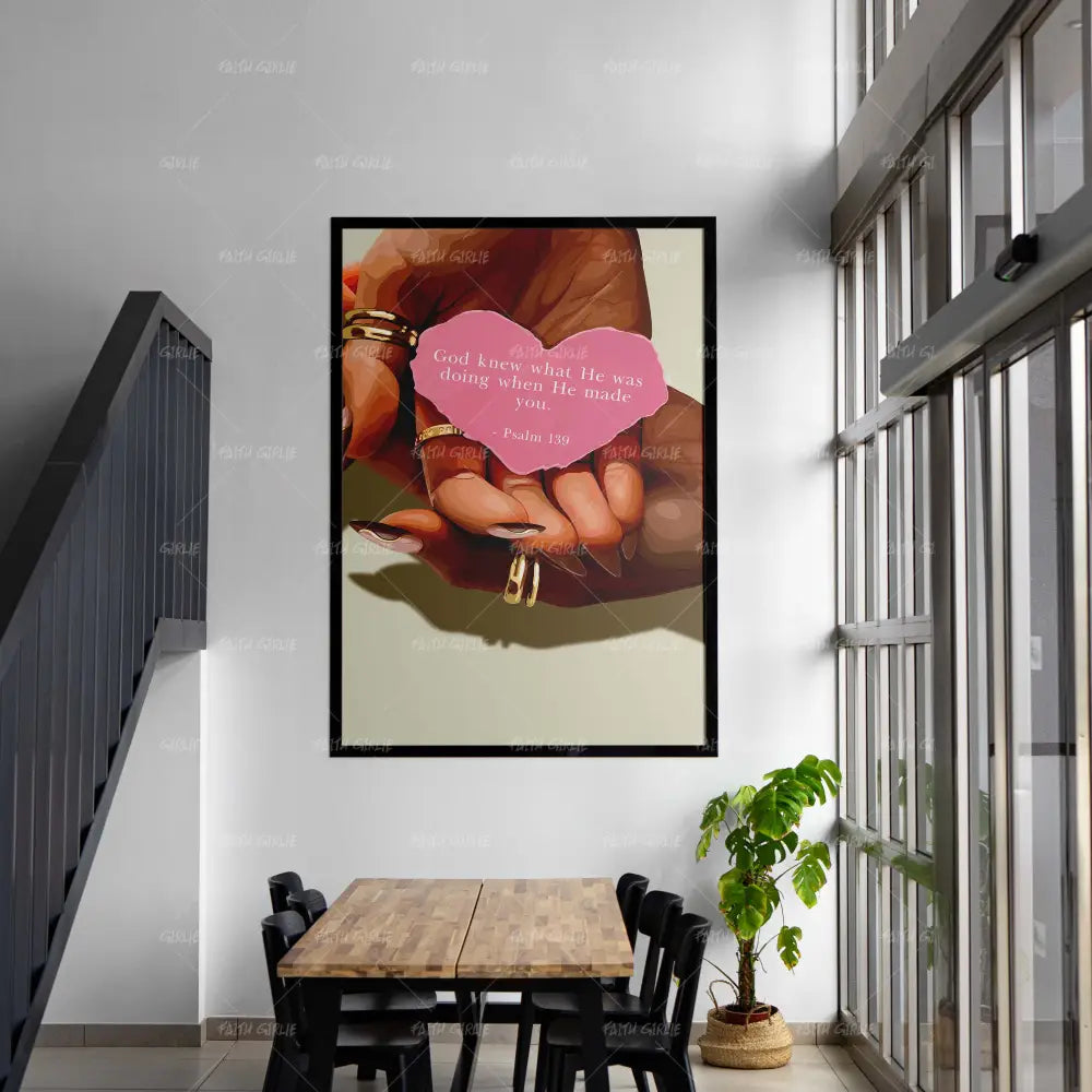 No Mistake- Bible verse wall art and Christian wall art by Faith Girlie featuring faith-inspired designs, uplifting Scripture, and modern Christian home decor. Perfect for Christian living room decor, bedroom decor, office decor, prayer room decor, and meaningful Christian gifts for women and families.-Faith Girlie