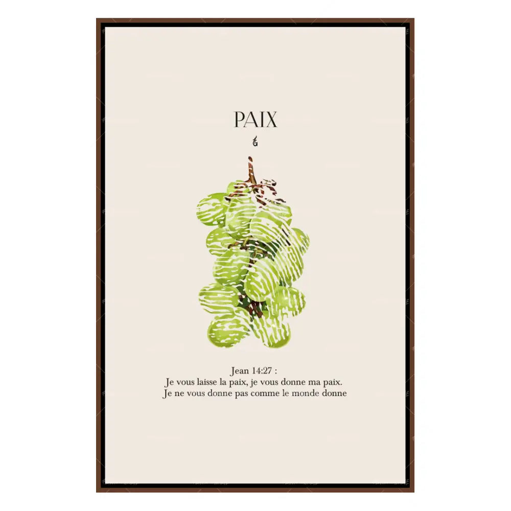 Paix-wall art print featuring decorative artistic design suitable for living rooms, offices, and schools by Faith Girlie. Elevate your space with faith-inspired wall art designed to bring peace, purpose, and beauty into your home. At Faith Girlie, each piece is thoughtfully created to inspire reflection, strengthen faith, and celebrate a life grounded in God’s word.