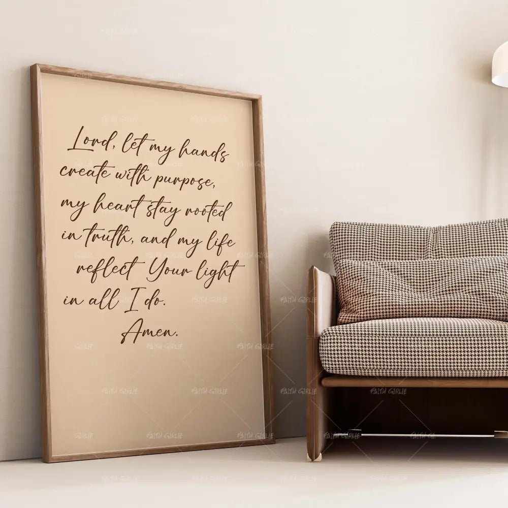 Pretty Girl Prayer- Bible verse wall art and Christian wall art by Faith Girlie featuring faith-inspired designs, uplifting Scripture, and modern Christian home decor. Perfect for Christian living room decor, bedroom decor, office decor, prayer room decor, and meaningful Christian gifts for women and families.-Faith Girlie