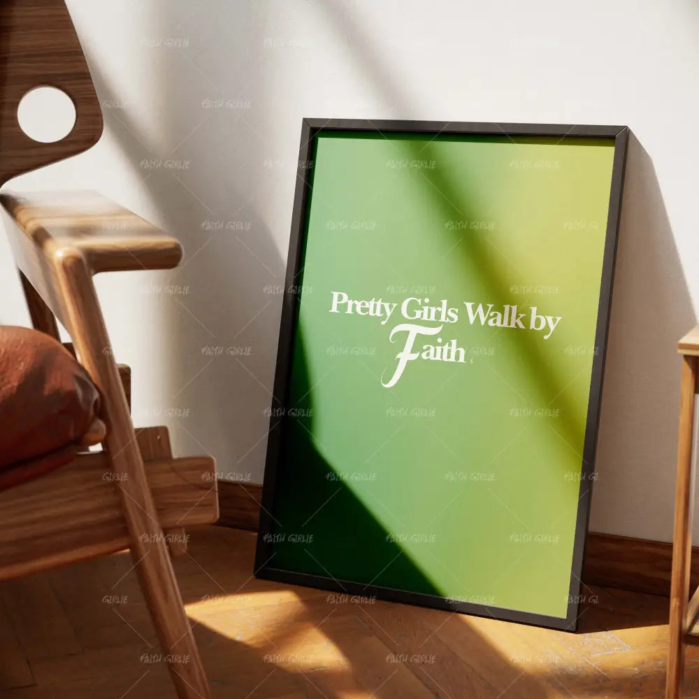 Pretty Girls-wall art print featuring decorative artistic design suitable for living rooms, offices, and schools by Faith Girlie. Elevate your space with faith-inspired wall art designed to bring peace, purpose, and beauty into your home. At Faith Girlie, each piece is thoughtfully created to inspire reflection, strengthen faith, and celebrate a life grounded in God’s word.