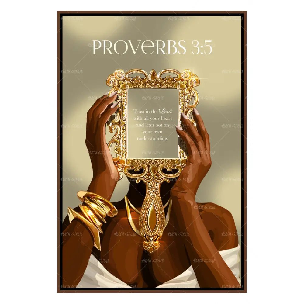 Proverbs 3:5-wall art print featuring decorative artistic design suitable for living rooms, offices, and schools by Faith Girlie. Elevate your space with faith-inspired wall art designed to bring peace, purpose, and beauty into your home. At Faith Girlie, each piece is thoughtfully created to inspire reflection, strengthen faith, and celebrate a life grounded in Godās word.