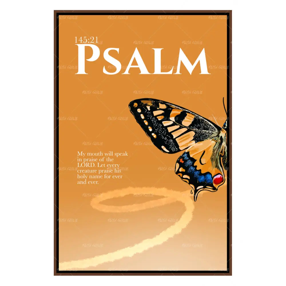 Psalm 145:21 - Wall Art