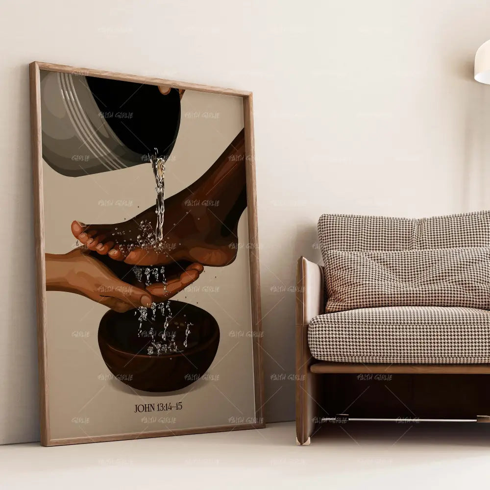 Pure Service-wall art print featuring decorative artistic design suitable for living rooms, offices, and schools by Faith Girlie. Elevate your space with faith-inspired wall art designed to bring peace, purpose, and beauty into your home. At Faith Girlie, each piece is thoughtfully created to inspire reflection, strengthen faith, and celebrate a life grounded in God’s word.