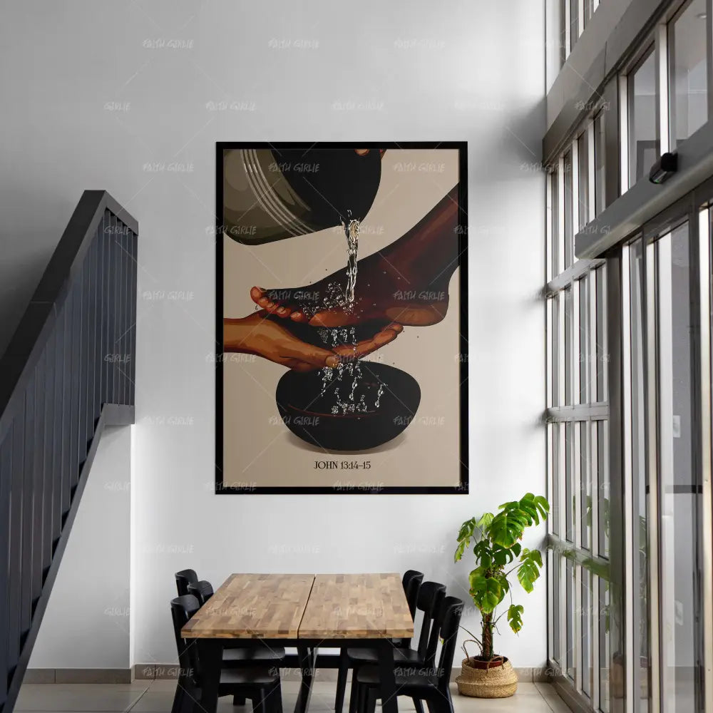 Pure Service-wall art print featuring decorative artistic design suitable for living rooms, offices, and schools by Faith Girlie. Elevate your space with faith-inspired wall art designed to bring peace, purpose, and beauty into your home. At Faith Girlie, each piece is thoughtfully created to inspire reflection, strengthen faith, and celebrate a life grounded in God’s word.