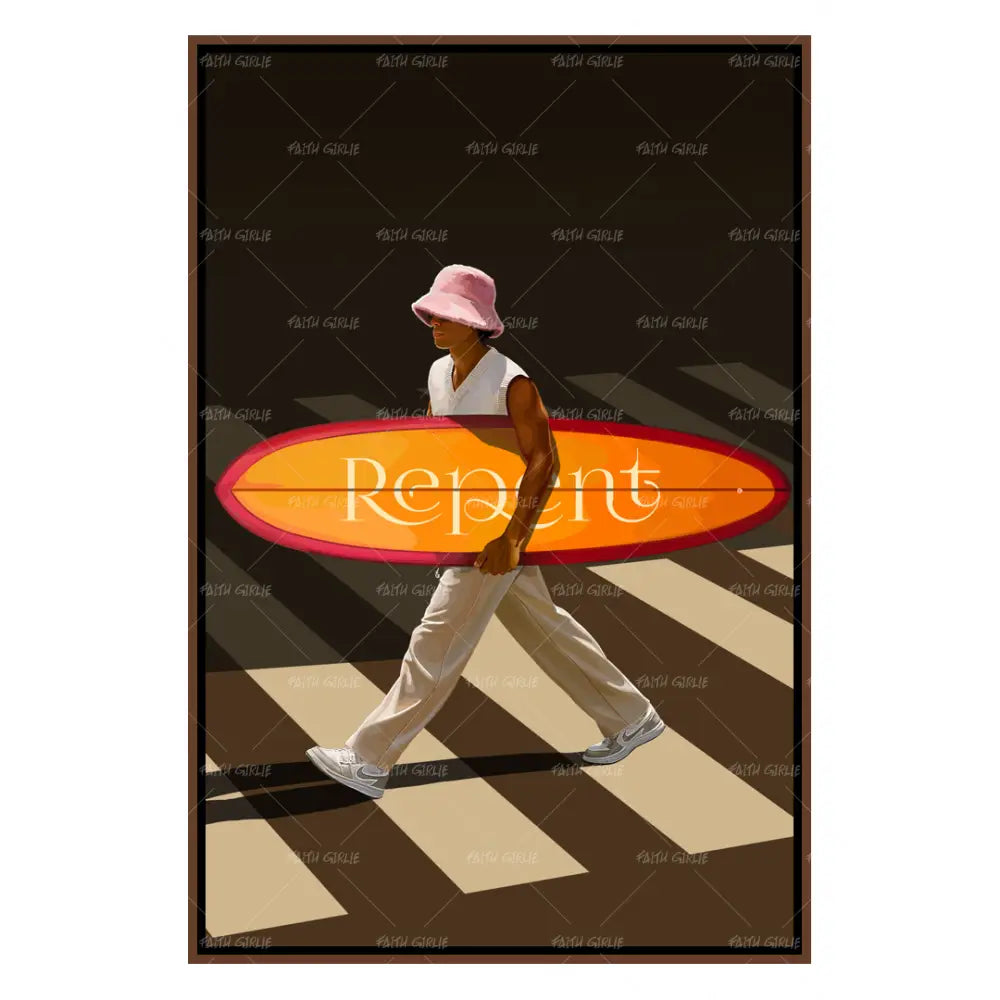 Repent-wall art print featuring decorative artistic design suitable for living rooms, offices, and schools by Faith Girlie. Elevate your space with faith-inspired wall art designed to bring peace, purpose, and beauty into your home. At Faith Girlie, each piece is thoughtfully created to inspire reflection, strengthen faith, and celebrate a life grounded in God’s word.