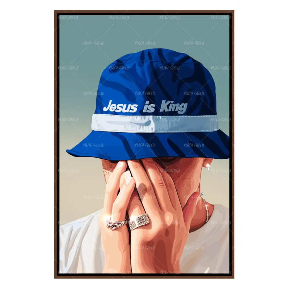 The Jesus Cap- Bible verse wall art and Christian wall art by Faith Girlie featuring faith-inspired designs, uplifting Scripture, and modern Christian home decor. Perfect for Christian living room decor, bedroom decor, office decor, prayer room decor, and meaningful Christian gifts for women and families.-Faith Girlie