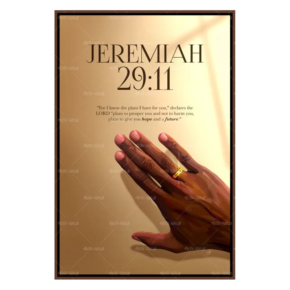 The Plan-Jeremiah 29:11- Bible verse wall art and Christian wall art by Faith Girlie featuring faith-inspired designs, uplifting Scripture, and modern Christian home decor. Perfect for Christian living room decor, bedroom decor, office decor, prayer room decor, and meaningful Christian gifts for women and families.-Faith Girlie