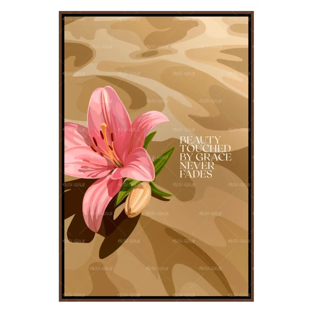 Touched by Grace- Bible verse wall art and Christian wall art by Faith Girlie featuring faith-inspired designs, uplifting Scripture, and modern Christian home decor. Perfect for Christian living room decor, bedroom decor, office decor, prayer room decor, and meaningful Christian gifts for women and families.-Faith Girlie