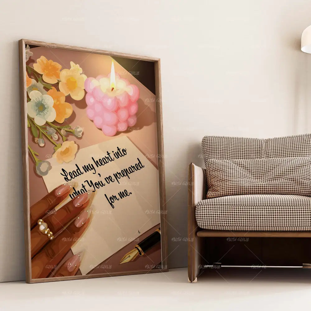 Where He Leads-wall art print featuring decorative artistic design suitable for living rooms, offices, and schools by Faith Girlie. Elevate your space with faith-inspired wall art designed to bring peace, purpose, and beauty into your home. At Faith Girlie, each piece is thoughtfully created to inspire reflection, strengthen faith, and celebrate a life grounded in God’s word.