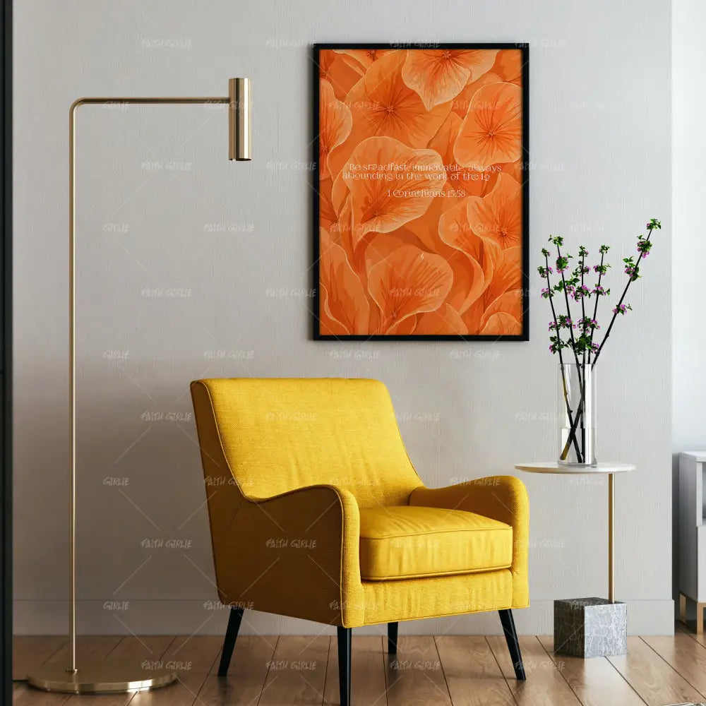 1 Corinthians 15:58 - Wall Art