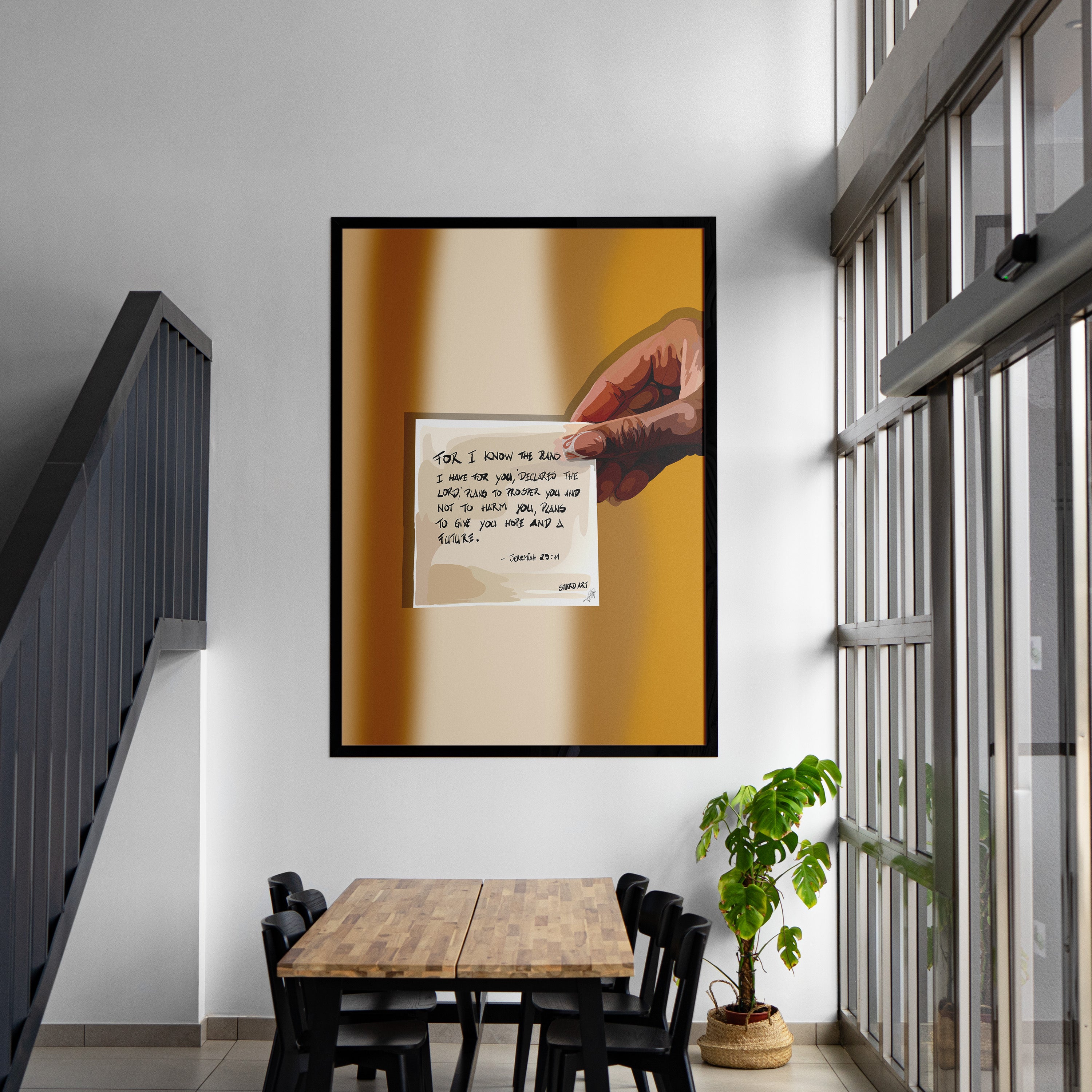 Jeremiah 29.11- Bible verse wall art and Christian wall art by Faith Girlie featuring faith-inspired designs, uplifting Scripture, and modern Christian home decor. Perfect for Christian living room decor, bedroom decor, office decor, prayer room decor, and meaningful Christian gifts for women and families.-Faith Girlie