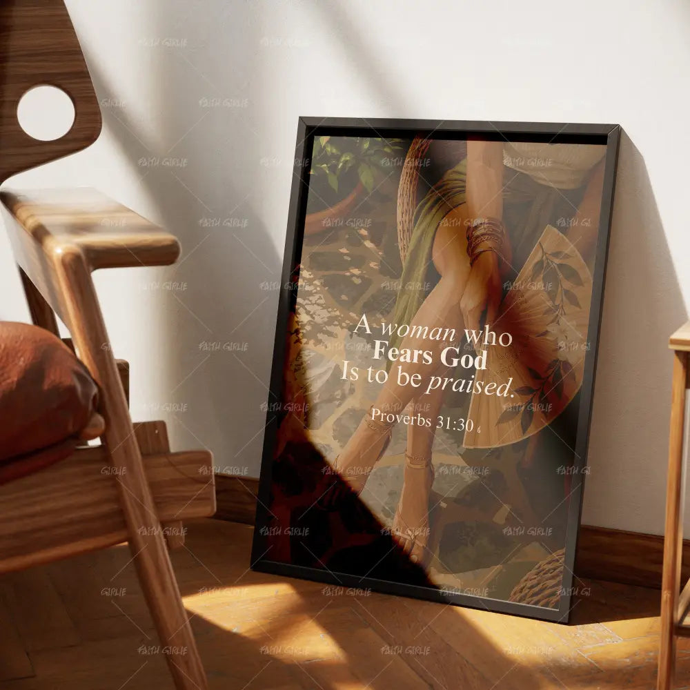 A Woman Who Fears - Wall Art