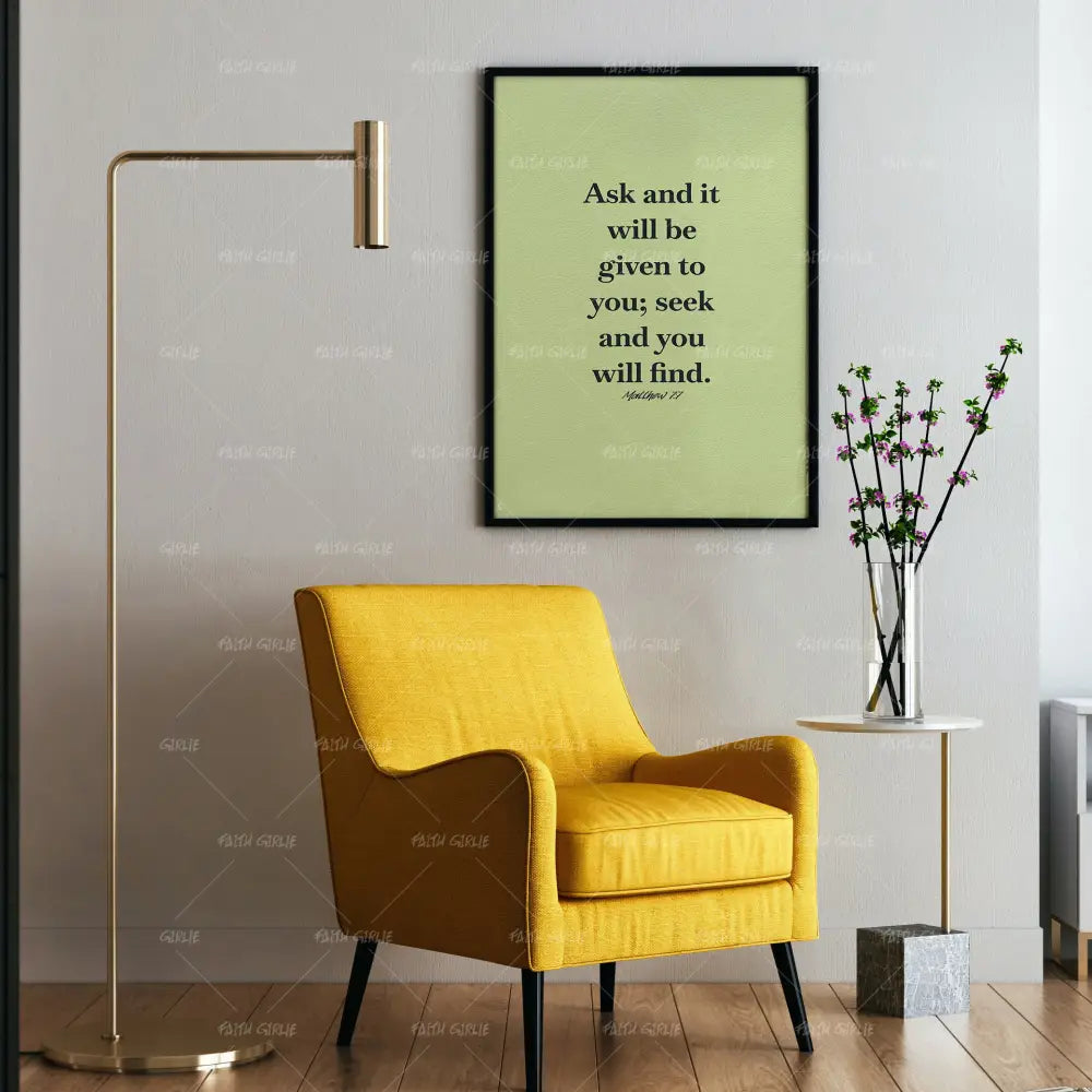 Ask and Seek - Wall Art